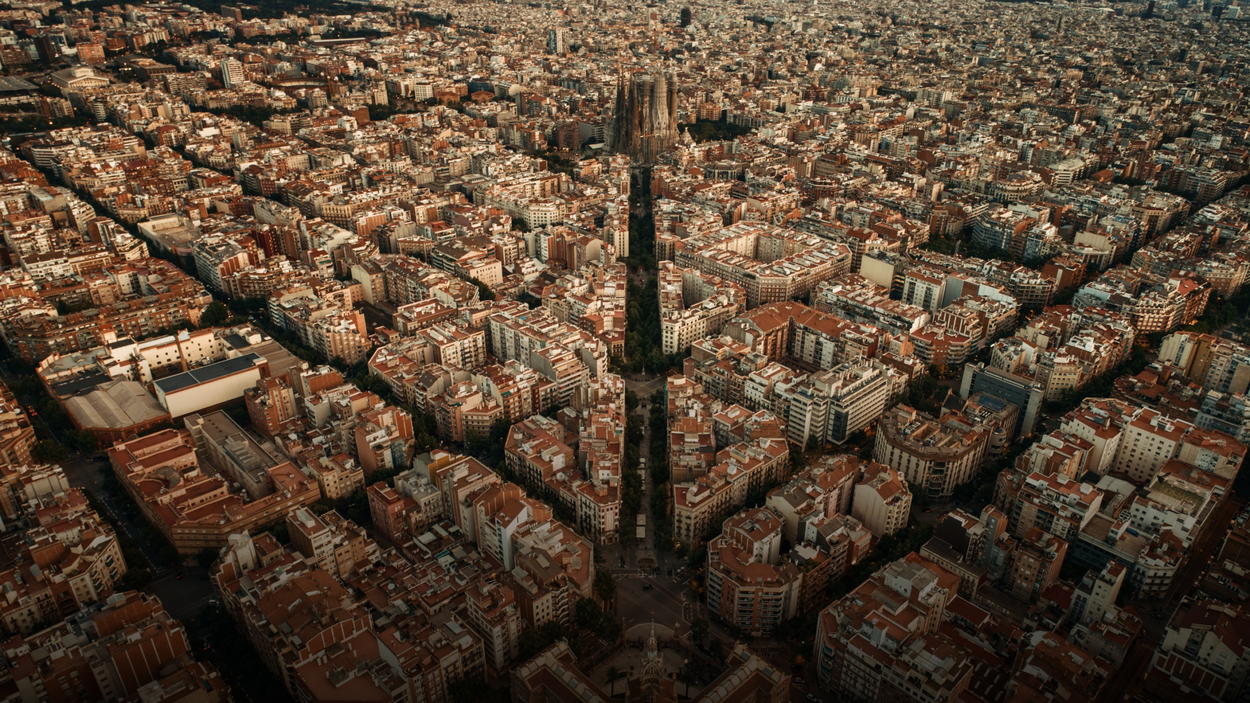 view over barcelona